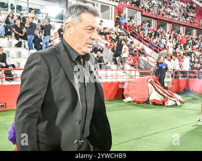 Liga Profesional de Futbol AFA. 9 décembre 2024. Stade Tomas Adolfo Duco, Parque Patricios, Buenos Aires, Argentine. Club Atletico Huracan vs Club Atletico Platense, Liga Profesional de Futbol AFA Banque D'Images