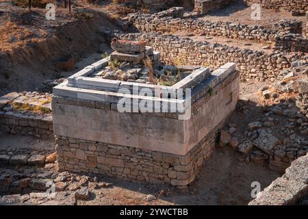 Ruines antiques de Troie, Turkiye Banque D'Images