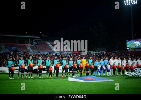 Gérone, Espagne. 10 décembre 2024. Vue générale à l'intérieur du stade lors d'un match de Ligue des Champions de l'UEFA entre le Girona FC et le Liverpool FC à l'Estadi Municipal de Montilivi . Score final : Girona FC 0 - Liverpool FC 1. Crédit : SOPA images Limited/Alamy Live News Banque D'Images