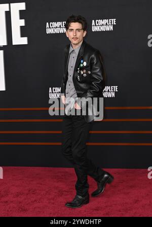 Los Angeles, États-Unis. 10 décembre 2024. LOS ANGELES, CA. 10 décembre 2024 : Timothee Chalamet à la première mondiale de A Complete Unknown au Dolby Theatre. Crédit photo : Paul Smith/Alamy Live News Banque D'Images