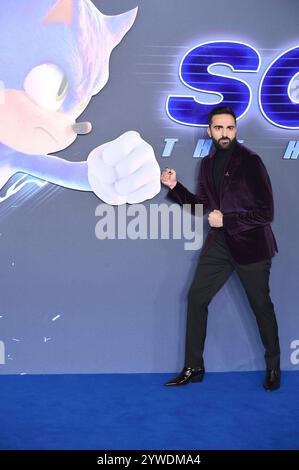 Lee Majdoub BEI der Premiere des Kinofilms Sonic The Hedgehog 3 im Cineworld Leicester Square. Londres, 10.12.2024 *** Lee Majdoub à la première du film Sonic the Hedgehog 3 au Cineworld Leicester Square Londres, 10 12 2024 Foto:xs.xVasx/xFuturexImagex Sonic 4233 Banque D'Images