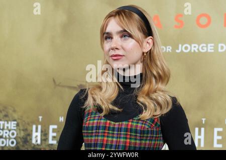 L'actrice espagnole Clara Galle assiste à la photoconférence 'The Head 3' à l'hôtel Thompson le 11 décembre 2024 à Madrid, en Espagne. Banque D'Images