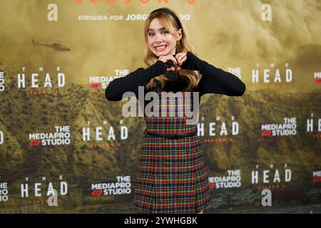 Madrid. Espagne. 20241211, Clara Galle « The Head 3 » série télévisée Photocall à Thompson Hotel le 11 décembre 2024 à Madrid, Espagne Banque D'Images