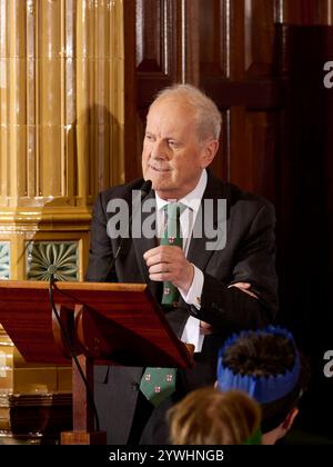 Gyles Brandret au Oldie Literary Lunch 10/12/24 Banque D'Images