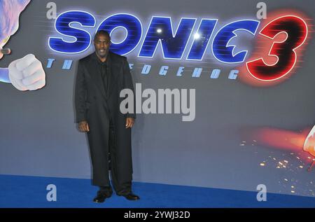 Idris Elba à l'avant-première du film britannique « Sonic the Hedgehog 3 », Cineworld Leicester Square, Leicester Square, le mardi 10 décembre 2024 à Londres, Angleterre, Royaume-Uni. CAP/CAN ©CAN/Capital Pictures Banque D'Images