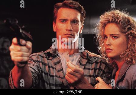 TOTAL RECALL 1990 TriStar Pictures film avec Arnold Schwarzenegger et Sharon Stone Banque D'Images