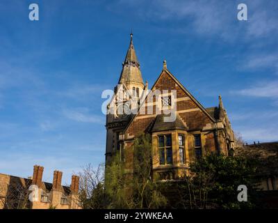 Bibliothèque du Pembroke College, Pembroke College, Université de Cambridge, Cambridgeshire, Angleterre, UK, GB. Banque D'Images