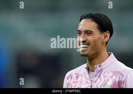 Milan, Italie. 11 décembre 2024. Tijjani Reijnders de l'AC Milan lors du match de football de l'UEFA Champions League entre l'AC Milan et Crvena Zvezda au stade San Siro de Milan, dans le nord de l'Italie - mercredi 11 décembre 2024. Sport - Soccer . (Photo de Spada/LaPresse) crédit : LaPresse/Alamy Live News Banque D'Images