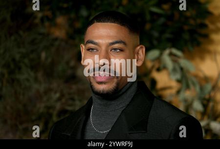 Londres, Royaume-Uni. 11 décembre 2024. Aaron Pierre assiste à la première britannique de « Mufasa : le Roi Lion » au Cineworld Leicester Square à Londres. Crédit : SOPA images Limited/Alamy Live News Banque D'Images