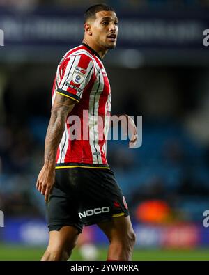 Vinicius Souza de Sheffield United regarde pendant le match du Sky Bet Championship Millwall vs Sheffield United au Den, Londres, Royaume-Uni, 11 décembre 2024 (photo par Izzy Poles/News images) Banque D'Images