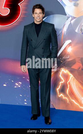 10 décembre 2024, Londres, Angleterre, Royaume-Uni - James Marsden assiste à la première britannique de Sonic the Hedgehog 3, Cineworld, Leicester Square Banque D'Images