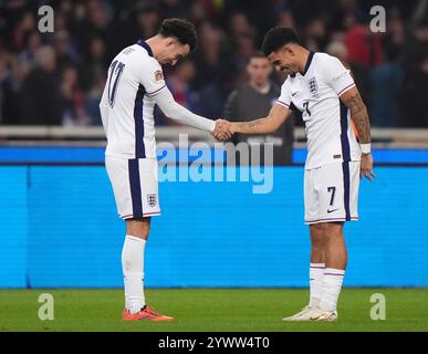 Photo du dossier datée du 14/11/24. L'Angleterre est passée au sommet de son groupe de la Ligue des Nations avec une victoire impressionnante de 3-0 en Grèce. Date d'émission : jeudi 12 décembre 2024. Banque D'Images