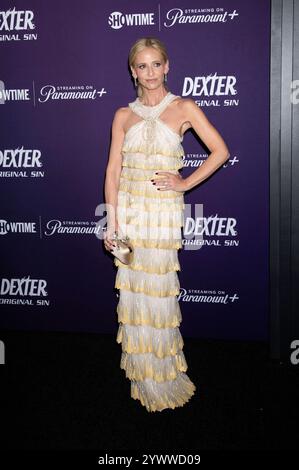 Sarah Michelle Gellar BEI der Premiere der Showtime / Paramount Serie Dexter : original Sin im SVA Theater. New York, 11.12.2024 *** Sarah Michelle Gellar à la première de la série Showtime Paramount Dexter original Sin au SVA Theater New York, 11 12 2024 Foto:xB.xHinex/xFuturexImagex dexter 4290 Banque D'Images