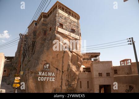 misfah al abriyyin village de montagne jabal al akhdar oman moyen-orient Banque D'Images