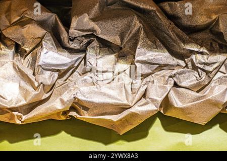 olive abstraite et surface texturée froissée. Détails intérieurs minces lavash avec différentes saveurs. aliments diététiques Banque D'Images