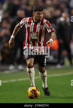 Londres, Royaume-Uni. 11 décembre 2024. Gustavo Hamer de Sheffield United lors du Sky Bet Championship match à The Den, Londres. Le crédit photo devrait se lire : Paul Terry/Sportimage crédit : Sportimage Ltd/Alamy Live News Banque D'Images