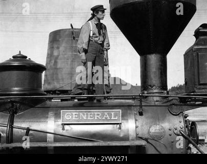 Buster Keaton dans "le général". (Vers 1927) Banque D'Images