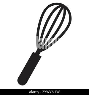 Icône colorée de fouet de cuisine Illustration de Vecteur