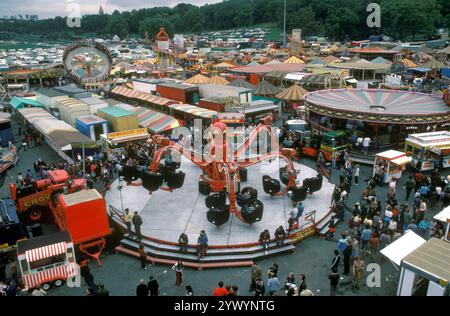La foire annuelle de l'oie de Nottingham. Forest Recreation Ground à Nottingham Nottingham, Nottinghamshire, Angleterre vers octobre 1985 1980 Royaume-Uni HOMER SYKES. Banque D'Images
