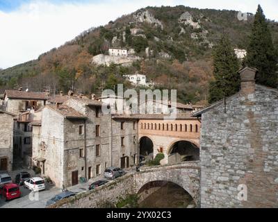 Gubbio, Pérouse, Ombrie, Italie, Europe Banque D'Images