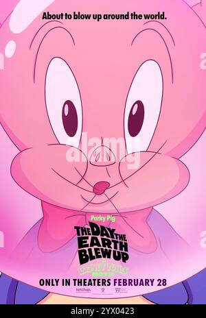 The Day the Earth Bound Up : a Looney Tunes Movie (2024) réalisé par Peter Browngardt et mettant en vedette Eric Bauza, Candi Milo et Peter MacNicol. Porky Pig et Daffy Duck sont le seul espoir de la Terre face à la menace d'invasion extraterrestre. Affiche avancée AMÉRICAINE UNIQUEMENT POUR USAGE ÉDITORIAL. Crédit : BFA / Warner Bros Banque D'Images