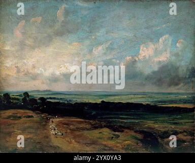 Gendarme - Hampstead Heath, Harrow in the distance, c.1820-1830, 123-1888. Banque D'Images