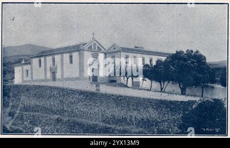 Convento de Santo António dos Capuchos de Angra (1902). Banque D'Images