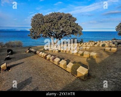 Mémoriaux à Turkiye (Turquie) commémorant la campagne de Gallipoli pendant la première Guerre mondiale Banque D'Images