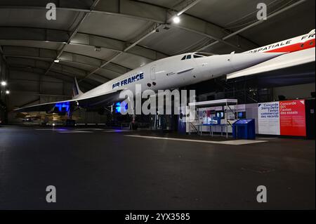 Avion Supersonic Air France Concorde. Banque D'Images