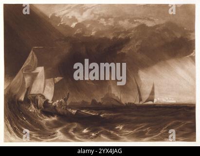 La Felucca, c1824. Banque D'Images