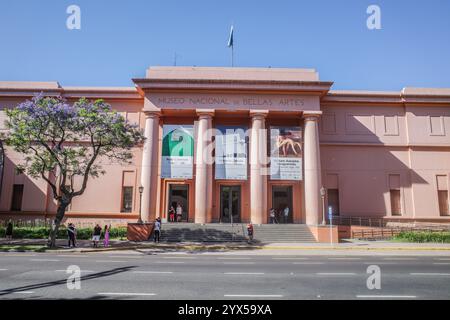 Buenos Aires, Argentine - 22 novembre 2024 : Musée national des Beaux-Arts (Museo Nacional de Bellas Artes) MNBA Banque D'Images