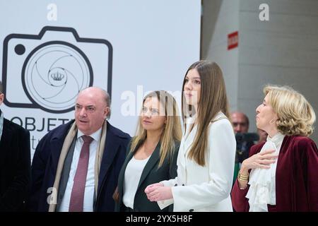 Madrid, Espagne. 13 décembre 2024. La princesse Sofia assiste à la cérémonie de remise des prix du concours de photographie à la Galerie des collections royales le 13 décembre 2024 à Madrid, en Espagne. Crédit : album/Alamy Live News Banque D'Images