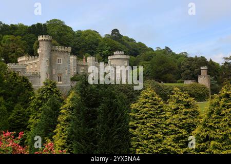 GRANDE-BRETAGNE /Cornouailles/Caerhays/Château de Caerhays. Banque D'Images