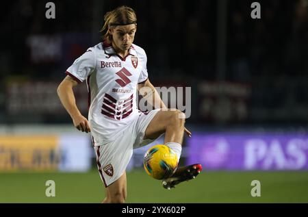 Empoli, Italie. 13 décembre 2024. Torino Borna Sosa lors du match de football italien Enilive Serie A entre Empoli et Torino au stade Castellani, dans le nord de l'Italie, vendredi 13, 2024 - Sport - Football - (photo Michele Nucci crédit : LaPresse/Alamy Live News Banque D'Images