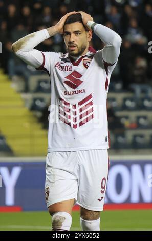 Empoli, Italie. 13 décembre 2024. Antonio Sanabria de Torino lors du match de football italien Enilive Serie A entre Empoli et Torino au stade Castellani, dans le nord de l'Italie, vendredi 13, 2024 - Sport - Football - (photo Michele Nucci crédit : LaPresse/Alamy Live News Banque D'Images