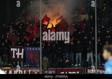 Empoli, Italie. 13 décembre 2024. Supporters de Turin lors de l'Enilive Serie A match de football italien entre Empoli et Torino au stade Castellani, dans le nord de l'Italie, vendredi 13, 2024 - Sport - Football - (photo Michele Nucci crédit : LaPresse/Alamy Live News Banque D'Images