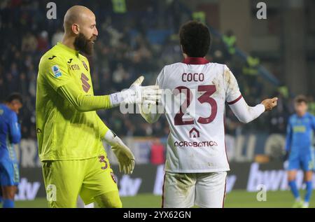 Empoli, Italie. 13 décembre 2024. Lors de l'Enilive Serie italienne Un match de football entre Empoli et Turin au stade Castellani, dans le nord de l'Italie, vendredi 13, 2024 - Sport - Football - (photo Michele Nucci crédit : LaPresse/Alamy Live News Banque D'Images