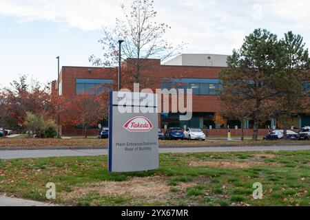 Usine Takeda au 200 Riverpark Dr, North Reading, ma, États-Unis Banque D'Images