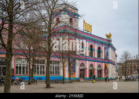 Cinema Palads dans le bâtiment emblématique de Vesterport, Copenhague, 10 décembre 2024 Banque D'Images