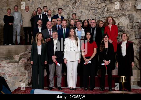 La princesse Sofia assiste à la cérémonie de remise des prix du concours de photographie à la Galerie des collections royales le 13 décembre 2024 à Madrid, en Espagne Banque D'Images