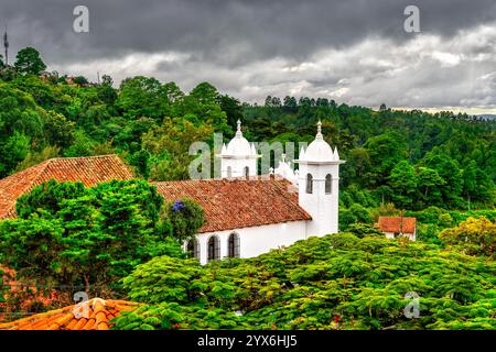 Église du Christ, Seigneur des miséricordes à Santa Lucia, Francisco Morazan département du Honduras. Amérique centrale Banque D'Images