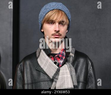 New York, New York, États-Unis. 13e Déc. 2024. Timothee Chalamet assiste à une projection de « A Complete Unknown » au SVA Theatre de New York. Crédit : Greg Allen/Alamy Live News. Banque D'Images