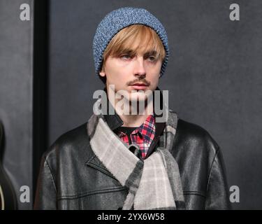 New York, New York, États-Unis. 13e Déc. 2024. Timothee Chalamet assiste à une projection de « A Complete Unknown » au SVA Theatre de New York. Crédit : Greg Allen/Alamy Live News. Banque D'Images