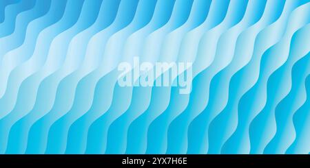 Illustration abstraite de fond, couleurs dégradées, formes ondulées dynamiques, conception vectorielle. Illustration de Vecteur