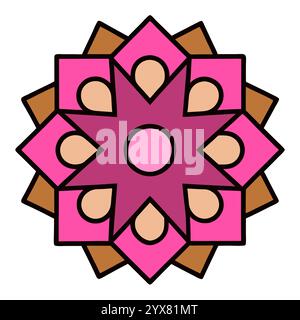 Motif islamique - conceptions géométriques, ornementales et sans couture de haute qualité pour l'art, l'architecture et la décoration intérieure Illustration de Vecteur