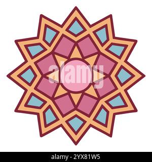 Motif islamique - conceptions géométriques, ornementales et sans couture de haute qualité pour l'art, l'architecture et la décoration intérieure Illustration de Vecteur