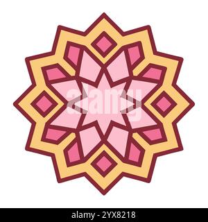 Motif islamique - conceptions géométriques, ornementales et sans couture de haute qualité pour l'art, l'architecture et la décoration intérieure Illustration de Vecteur