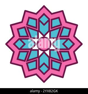 Motif islamique - conceptions géométriques, ornementales et sans couture de haute qualité pour l'art, l'architecture et la décoration intérieure Illustration de Vecteur