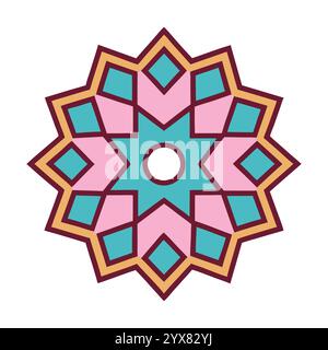 Motif islamique - conceptions géométriques, ornementales et sans couture de haute qualité pour l'art, l'architecture et la décoration intérieure Illustration de Vecteur