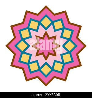 Motif islamique - conceptions géométriques, ornementales et sans couture de haute qualité pour l'art, l'architecture et la décoration intérieure Illustration de Vecteur